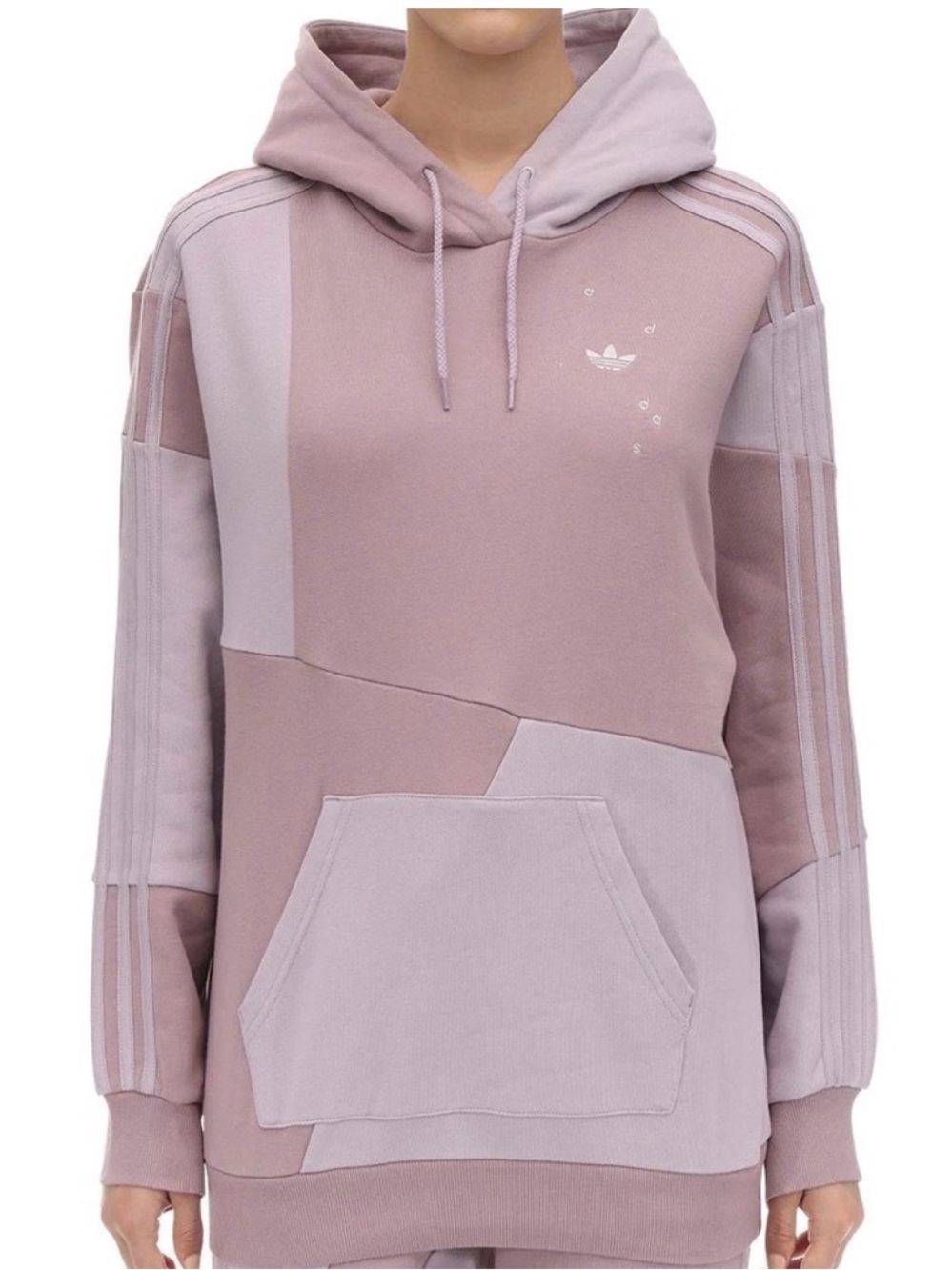 adidas Women’s Two-Tone Dusty Pink Hoodie
